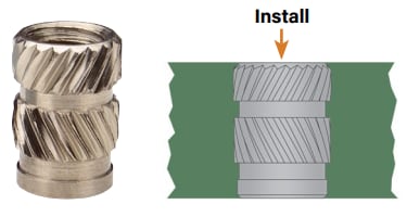 SI (Standard Inserts) Ultrasonic/Heat Staking Inserts